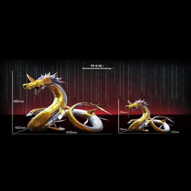 [In Stock] MY Studio-Digimon 4 King Series Metal Seadramon [Plus] H46cm Resin Statue