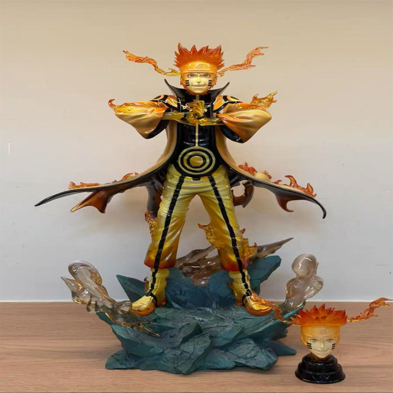 [In Stock] ZH Studio 1/6 NARUTO Kurama mode Naruto GK Resin Statue