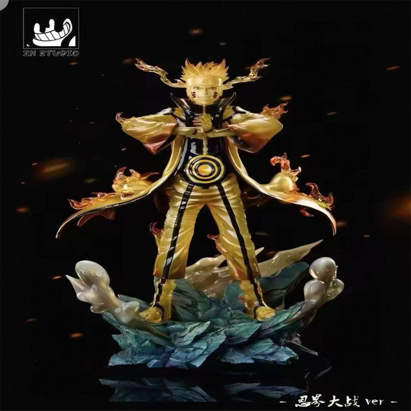 [In Stock] ZH Studio 1/6 NARUTO Kurama mode Naruto GK Resin Statue