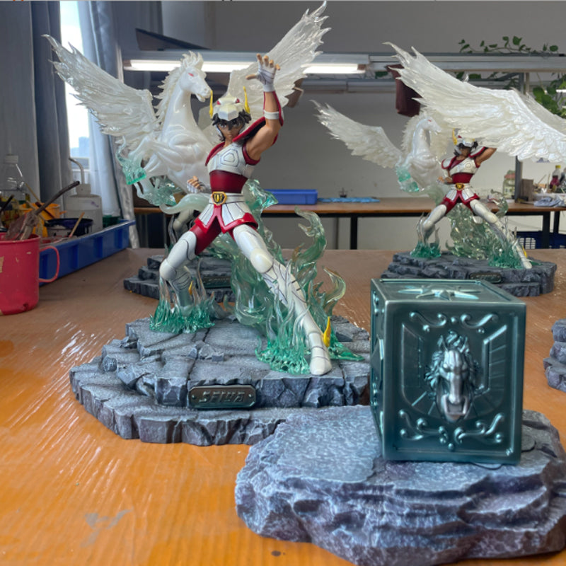 FOC Studio Saint Seiya Pegasus Seiya [LED] GK Resin Statue In Stock