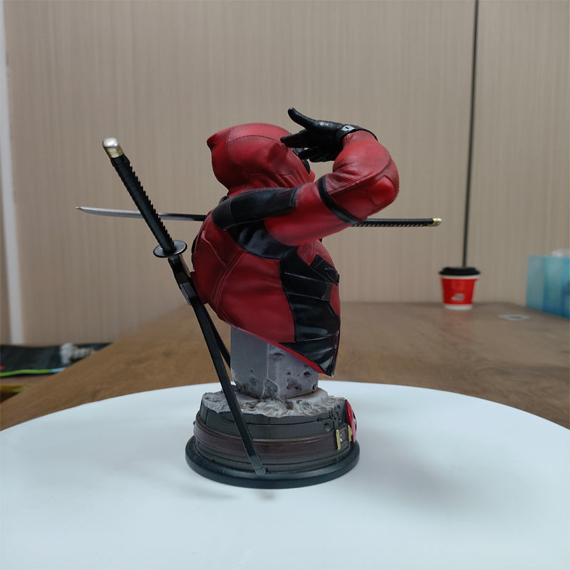 Deadpool & Wolverine Small Bust Statue Figure Resin Model Collectible GK Resin Statue In Stock